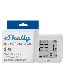 Carica l'immagine nel visualizzatore di Gallery, Shelly BLU H&amp;T Display ZB Bianco - Sensore Smart Temperatura e Umidità