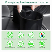 Carica l'immagine nel visualizzatore di Gallery, GAFAT Tesla Model 3 2021-2023/ Model Y 2021-2024 Portabevande, Model 3 Model Y 2023 Porta Bevande in Gel di Silice Tappe