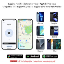 Carica l'immagine nel visualizzatore di Gallery, ATUVOS Air Tag Pro Smart Tag Tracker per Android &amp; iOS, Dual System Localizzatore Bluetooth Funziona con Google Funzioni