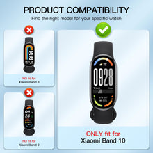 Carica l'immagine nel visualizzatore di Gallery, Diruite 3 Pezzi Cover per Xiaomi Smart Band 10 Pellicola Protettiva