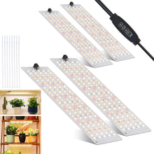 Carica l'immagine nel visualizzatore di Gallery, 4 pezzi Lampada per Piante, 540 LEDs Full Spectrum lampade LED Coltivazione, Lampada di Crescita con Timer Auto, 10 eins