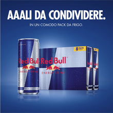 Carica l'immagine nel visualizzatore di Gallery, Red Bull Energy Drink Original 250 ml 8 Lattine