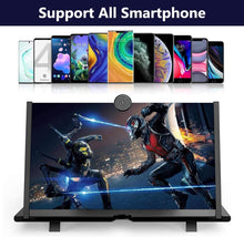 Carica l'immagine nel visualizzatore di Gallery, Lente ingrandimento smartphone,14 pollici 3D HD Amplificatore schermo cellulare, Ingranditore schermo smartphone,per gua