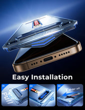 Carica l'immagine nel visualizzatore di Gallery, MAGIC JOHN Privacy Pellicola Protettiva per iPhone 16 Pro/iPhone 17, Anti-Spy Vetro Temperato Film, Durezza 9H, Rimozion