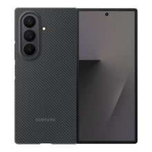 Carica l'immagine nel visualizzatore di Gallery, Samsung Carbon Shield Case Custodia protettiva in fibra aramidica per Galaxy Z Fold7, 2 pellicole schermo anteriore incl