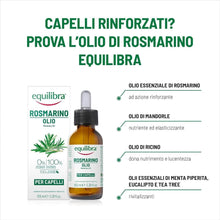 Carica l'immagine nel visualizzatore di Gallery, Equilibra Olio di Rosmarino per Capelli, 100 ml, Adatto anche per la barba