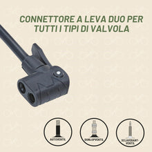 Carica l'immagine nel visualizzatore di Gallery, Prophete pompa ad aria, pompa per bicicletta, pompa a piedi e a piedi per tutti i tipi di valvole