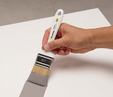 Carica l'immagine nel visualizzatore di Gallery, Set 3 Pennelli Boldrini per pittura con Manico in plastica 3/4/5 cm – Ideali per Pareti, Legno e Ferro – Pennelli per Sm