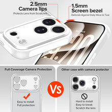 Carica l'immagine nel visualizzatore di Gallery, iVoler Cover Opaca per iPhone 18 Pro/iPhone 17 Pro, [Antiurto di Grado Militare] Custodia con Assorbimento degli Urti Tr