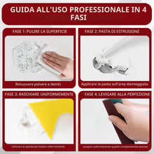 Carica l'immagine nel visualizzatore di Gallery, 2x 250g Pasta Ripara Muri Bianca con Spatola – Vantaggio Stucco per Muri Pronto all’Uso per Fori di Trapano, Crepe &amp; Par