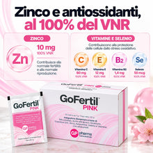 Carica l'immagine nel visualizzatore di Gallery, GoFertil® Pink GP Nutraceuticals Myo inositolo – Inositolo e Acido Folico per la Fertilità Femminile | myo inositol per 