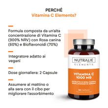Carica l'immagine nel visualizzatore di Gallery, VITAMINA C 1000 mg - Difese + Stanchezza + Antiossidante