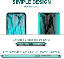 Carica l'immagine nel visualizzatore di Gallery, Captor Cover Trasparente per Xiaomi Redmi Note 8 Pro, Custodia TPU in Silicone Flessibile Morbida e Sottile, Protezione 