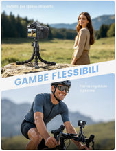 Carica l'immagine nel visualizzatore di Gallery, Lamicall Treppiede Smartphone, Mini Treppiede Portatile - [Ultraleggero]