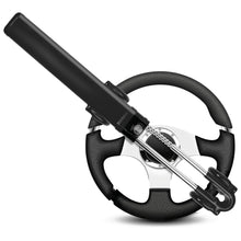 Carica l'immagine nel visualizzatore di Gallery, GADLANE Blocca Volante Auto Alta visibilità Bloccasterzo Auto Furgone Roulotte Universale Antifurto con 2 Chiavi (Nero)