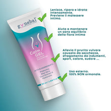 Carica l'immagine nel visualizzatore di Gallery, GYNEBAL CALM Gel Intimo con PREBIOTICI – Gel Idratante per Secchezza Vaginale, Prurito e Disagio – Supporta la Flora Vag