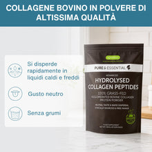 Carica l'immagine nel visualizzatore di Gallery, Igennus 100% Collagene Idrolizzato, Peptidi di Collagene Grass Fed, 400gr
