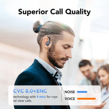 Carica l'immagine nel visualizzatore di Gallery, Cuffie Bluetooth, Sport Auricolari Bluetooth 5.3 con Gancio per Orecchio, 60H con Indicatore LED per Cassa di Ricarica, 