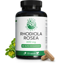 Carica l'immagine nel visualizzatore di Gallery, Green Naturals Rhodiola Rosea – 600 mg per capsula – 120 capsule