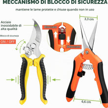 Carica l'immagine nel visualizzatore di Gallery, 2 pezzi cesoie da giardino, cesoie per bonsai, cesoie per piante, strumento da giardino, per piante bonsai, fiori, frutt