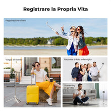 Carica l'immagine nel visualizzatore di Gallery, K&amp;F CONCEPT 175cm Bastone Selfie Treppiede Smartphone Auto-Apertura