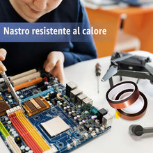 Carica l'immagine nel visualizzatore di Gallery, Nastro Kapton 2 Rotoli, 20 Mm X 25 M, Marrone, Per Sublimazione