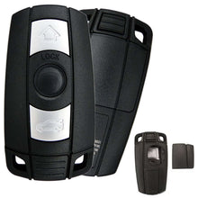 Carica l'immagine nel visualizzatore di Gallery, Telecomando chiave auto, custodia con 2 batterie LIR2025, cover compatibile per BMW Serie 1, 3, 5, 6, X1, X5