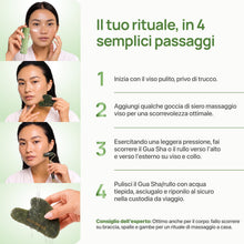 Carica l'immagine nel visualizzatore di Gallery, PLANTIFIQUE Rullo Giada Viso e Gua Sha - Kit Skincare Face Roll Massager