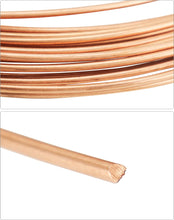 Carica l'immagine nel visualizzatore di Gallery, QWORK® Filo di rame Pure T2, Ø2mm, lunghezza 10m, per hobbistica, elettrotecnica e artigianato
