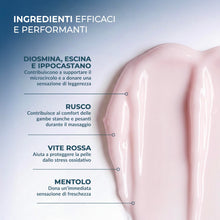 Carica l'immagine nel visualizzatore di Gallery, Dulac - Omniven Crema Gambe Effetto Freddo, con Diosmina e Rusco, 150 ml