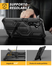 Carica l'immagine nel visualizzatore di Gallery, Lanhiem Cover per Samsung A18/A16/A17/A26 5G, 16FT Magnetica Antiurto, Nero