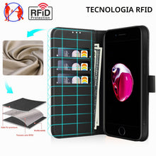 Carica l'immagine nel visualizzatore di Gallery, Cover per iPhone SE 2022 / SE 2020 / iPhone 8/7/6/6S, Nero