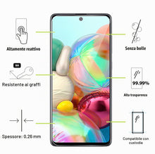 Carica l'immagine nel visualizzatore di Gallery, Vetro Temperato per Samsung Galaxy A71 / A71 5G [3 Pezzi] Vetrino Protettivo Pellicola Protezione Schermo