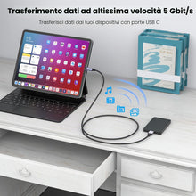 Carica l'immagine nel visualizzatore di Gallery, MOGOOD Cavo Tipo C a Micro B 3.0 Cavo Hard Disk USB C 0.5M 10Gbps