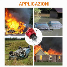 Carica l'immagine nel visualizzatore di Gallery, 3 Pezzi Martello Sicurezza Auto, Strumento Fuga 2 in 1