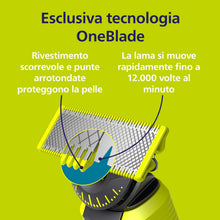 Carica l'immagine nel visualizzatore di Gallery, Philips OneBlade QP430/60 - Testine originali a 360 lame, compatibili con tutti i rasoi e tagliabordi elettrici OneBlade