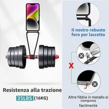 Carica l'immagine nel visualizzatore di Gallery, Cover per iPhone 13/14 con Cordino, Morbido TPU Silicone Case con Laccio Tracolla, Regolabile e Rimovibile, Antiurto Ant