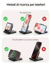 Carica l'immagine nel visualizzatore di Gallery, Caricatore Wireless per Samsung Galaxy Z Flip 8/7/7 FE/6/5/4/3