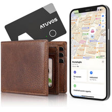 Carica l'immagine nel visualizzatore di Gallery, ATUVOS Air Tag Card Ricaricabile Wallet Tracker Thin 1.6mm, Smart Tag compatibile con Apple Dov'è (solo iOS, Android non