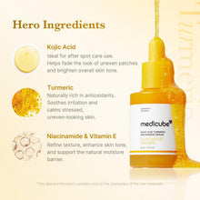 Carica l'immagine nel visualizzatore di Gallery, medicube Kojic Acid Turmeric Niacinamide Serum