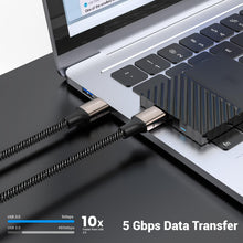 Carica l'immagine nel visualizzatore di Gallery, MOGOOD Cavo USB 3.0 Maschio Maschio 1M 5Gbps SuperSpeed