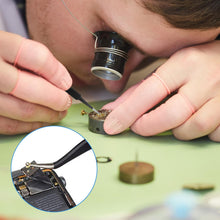 Carica l'immagine nel visualizzatore di Gallery, Lectorias Set di Pinzette di Precisione, 12 Pezzi Pinzette Modellismo, Acciaio Inossidabile Pinze Modellismo, Pinzetta A