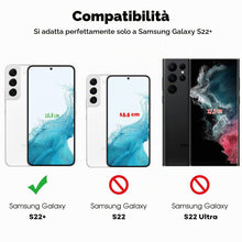 Carica l'immagine nel visualizzatore di Gallery, JETech Pellicola Protettiva per Samsung Galaxy S22 Plus, 2+2 Pezzi
