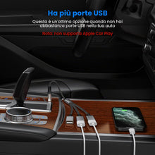 Carica l'immagine nel visualizzatore di Gallery, MOGOOD Sdoppiatore USB 2.1 1 Maschio a 3 Femmine, Cavo Multiporta Intrecciato Plug &amp; Play, per Ricarica e Trasferimento 