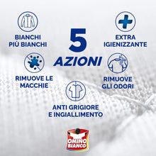 Carica l'immagine nel visualizzatore di Gallery, Omino Bianco Additivo Lavatrice Bianco Vivo Idrocaps, 10 Caps x 4