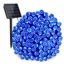 Carica l'immagine nel visualizzatore di Gallery, NEXVIN Luci natalizie a energia solare, per esterni, 20 m, 200 LED, per esterni, a energia solare, resistente alle intem