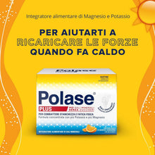Carica l'immagine nel visualizzatore di Gallery, Polase Plus Magnesio e Potassio, Integratore Sali Minerali, 24 Bustine