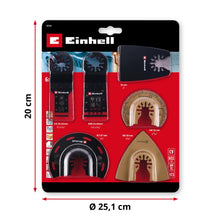 Carica l'immagine nel visualizzatore di Gallery, Einhell 6 pezzi set multitool