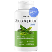 Carica l'immagine nel visualizzatore di Gallery, Aenea Spaccapietra 3600mg (4:1) con Acai, 120 Compresse Naturali, Spaccapietra Calcoli Renali, Benessere Vie Urinarie, I