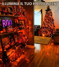 Carica l'immagine nel visualizzatore di Gallery, cshare Catena luminosa per Halloween, 3 m, 30 LED con funzione timer 6H, per autunno, Halloween, feste a tema, carnevale